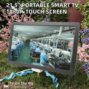 <span class=keywords><strong>TV</strong></span> Portatile Smart Wireless 1080p con Retroilluminazione LED, Sistema Operativo Android, Schermo Touch Rotante Verticale, Monitor HDTV <span class=keywords><strong>Mobile</strong></span> 21.5" <span class=keywords><strong>Nero</strong></span> - Product Image 2