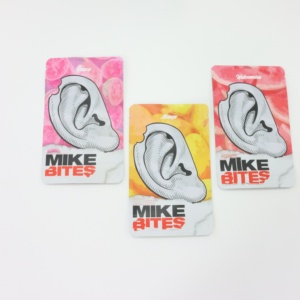 Tùy chỉnh hương vị khác nhau đứng lên túi nhựa nhôm lá Mylar Túi với dây kéo chống trẻ em cho bao bì kẹo dẻo - Product Image 6