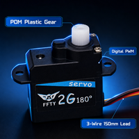 Vente en gros de micro-servo sans noyau ultra-léger de 2 grammes pour avion d'intérieur, Park Flyer, Slow Flyer, Micro FPV, Tiny Whoop Drone