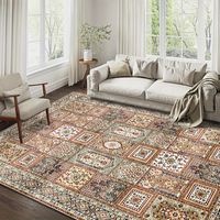 Tapis moderne en velours cristal au nouveau design personnalisé Tapis chinois antidérapant à impression numérique Tapis et moquettes de salon de grande surface