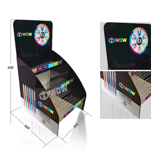 Tùy chỉnh màu đen Acrylic tầng bàn hiển thị Giá bút hiển thị đứng Acrylic hiển thị đứng - Product Image 3