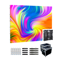 Panel de Pantalla LED Curvo para Interiores/Exteriores, P2.6-P4.81, a Todo Color, IP65, para Alquiler en Escenarios y Eventos
