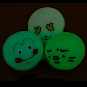 New 7.5cm Luminous Tofu Ball TPR <b>Squishy</b> Toy Funny Expression Stress Relief Easy Mood Squeeze Toy for Kids Adults Great Gift - Product Image 4