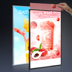 Khung nhôm quảng cáo hộp Đèn mỏng hộp đèn <span class=keywords><strong>LED</strong></span> backlit hộp Đèn ảnh áp phích hiển thị khung cho doanh nghiệp - Product Image 1