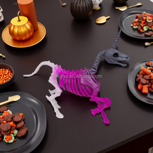Halloween <b>Animal</b> Skeleton Decoration Props Crow Mouse Scorpion Skeleton Set Artificial <b>Plastic</b> - Product Image 5
