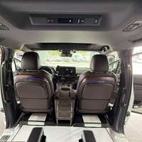 Meja Lipat di Belakang Kursi Mobil untuk Toyota Sienna, Beban 15KG, Braket yang Diperkuat, Tempat Gelas Krom, Penyimpanan