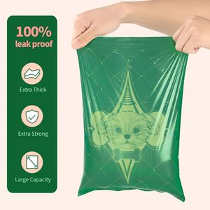 ถุงเก็บอุจจาระสุนัขราคาประหยัด สีเขียว แบบธรรมดา - Product Image 5