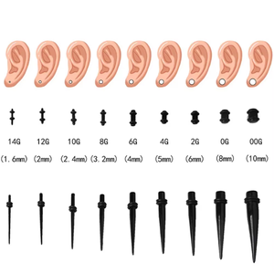 Набор для растяжки ушей детей, 50 шт., 14 г-00 г - Product Image 3