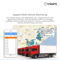 Suivi des véhicules de flotte, voiture, camion, moto, vélo électrique, remorque, positionnement en temps réel, traceur GPS avec fonction d'arrêt du moteur