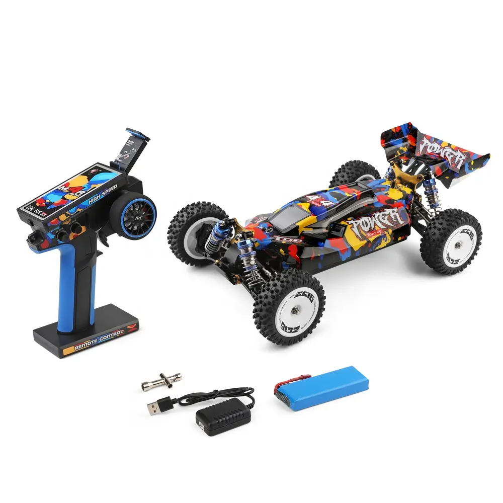 WLtoys 124007 Brushless Controle Remoto Carro 4WD 75 km/h Carro De Corrida De Alta Velocidade 2.4GHz Todo O Terreno Fora De Estrada Caminhão RC RTR