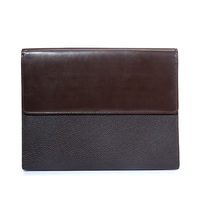 Portable en cuir PU pliable dossier porte-documents pour hommes et femmes décontracté Chic Document sac pour cahier manuels stockage