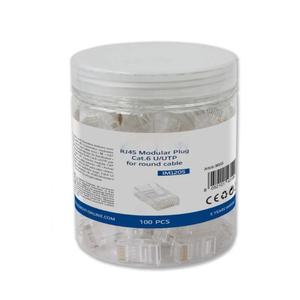Connecteur modulaire Cat 6 U/UTP, 100 unités, pour installations de réseau de haute vitesse et connexions sécurisées dans les environnements domestiques - Product Image 1