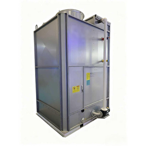 Counterflow Cooled Evaporative Condenser Industrial System Compact Structure Air Water Metal Construction With Pump Component Pu - Product Image 3
