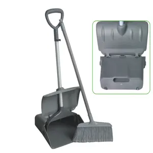 Melhor venda antiderrapante punho longo vassoura e Dustpan limpeza ferramentas Dustpan vassoura Set para casa