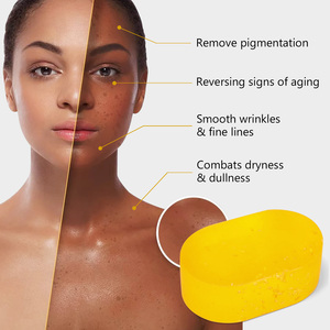 Jabón de Oro de 24k con Logotipo Personalizado, Jabón Antienvejecimiento y Blanqueador, Jabón Artesanal para Baño y Aseo, Base de Oro de 24k, Jabón Blanqueador para el Cuidado de la Piel - Product Image 5