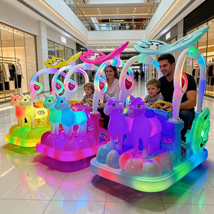 Voiture licorne pour adultes et enfants, voiture tamponneuse électrique adaptée aux parcs extérieurs et aux parcs d'attractions, alimentée par batterie - Product Image 5