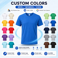 T-shirt en modal rafraîchissant 200g avec logo personnalisé pour hommes, femmes et enfants, OEM, tailles S-8XL, uni, doux, respirant, pour équipes et familles, fabricant
