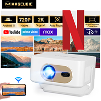 Proyector Magcubic HY300GT con Licencia de Google TV, 720P HD, Netflix Integrado, Proyector Inteligente para Familia y Oficina, Compatible con 8K