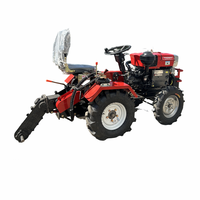 Rotocultivador con Ruedas de 18 Caballos de Potencia, Tipo Ahorrador de Energía, Renovación Rápida, Gran Venta