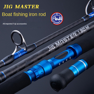 คันเบ็ดตกปลา FJORD OEM FUJI Guides JIG <span class=keywords><strong>MASTER</strong></span> ขนาด 1.68ม. 1.8ม. 2ม. วัสดุคาร์บอน สำหรับตกปลาทะเลแบบจิ๊กกิ้ง - Product Image 5