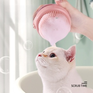 Cepillo de aseo <span class=keywords><strong>para</strong></span> mascotas multifuncional seguro portátil, uso en el baño de <span class=keywords><strong>cachorros</strong></span>, cepillo de baño <span class=keywords><strong>para</strong></span> perros de <span class=keywords><strong>pelo</strong></span> largo y <span class=keywords><strong>corto</strong></span>, jabón de cerdas de silicona - Product Image 3
