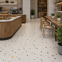 Suelo Autoadhesivo de PVC con Textura de Mármol, Impermeable, para Proyectos de Renovación de Tiendas Minoristas, WYRAX