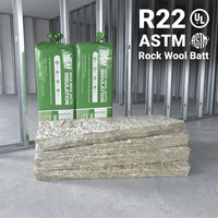 Panneau de laine de roche insonorisant R22 pour isolation des murs, ignifuge, hydroponique, isolation acoustique