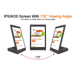 15.6 inch IP65 nhựa kỹ thuật số biển màn hình cảm ứng L hình dạng máy tính bảng quảng cáo trong nhà trang điện tử/Chỉ dẫn cửa sổ ngân hàng - Product Image 3