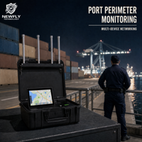 Détecteur de drone portable pour valise DJI AUTEL FPV WiFi 10km Localisateur de pilote Service de protection VIP
