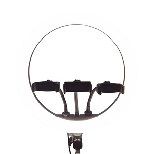 Anneau de lumière de remplissage de 14 pouces, 36CM, 10 niveaux de luminosité, support de téléphone pour Selfie, lampe annulaire avec support pour <span class=keywords><strong>Tiktok</strong></span> - Product Image 1