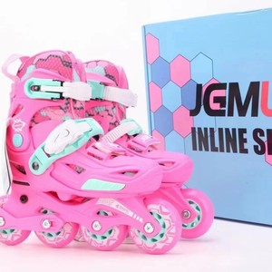 JGMLZK Jielite <span class=keywords><strong>Patines</strong></span> <span class=keywords><strong>de</strong></span> Ruedas Profesionales para Niños, Niñas y Principiantes, Ajustables, con Ruedas Silenciosas, para Clases <span class=keywords><strong>de</strong></span> Entrenamiento, <span class=keywords><strong>de</strong></span> PP/PU y Goma - Product Image 3