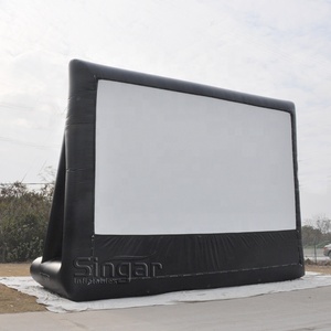 Écran de projection gonflable portable géant de 34 pieds pour fêtes, cinéma en plein air, projection de films en extérieur, cinéma drive-in - Product Image 4