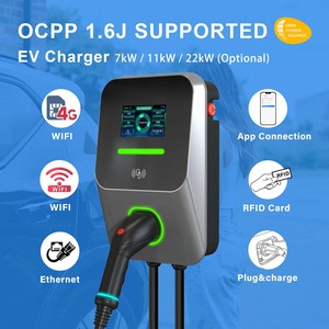 <span class=keywords><strong>Estación</strong></span> de Carga Rápida para Vehículos Eléctricos OEM/ODM, Nivel 2, 7kW, 11kW, Tipo 2, 22kW, 1.6kW, Punto de Carga para Coches Eléctricos - Product Image 2
