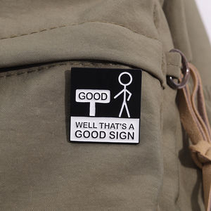 เข็มกลัดโลหะเคลือบรูปคำคมตลกสมองเข็มกลัดติดป้ายประดับกระเป๋าเป้สะพายหลังเครื่องประดับขายส่ง - Product Image 3