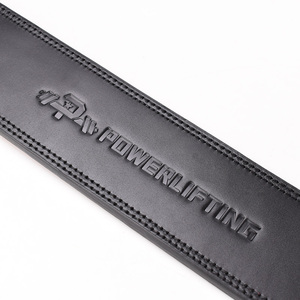 빠른 레버 버클 조절이 가능한 가죽 파워리프팅 벨트, 스쿼트 및 하드 풀을 위한 전문 보호 기능 - Product Image 4