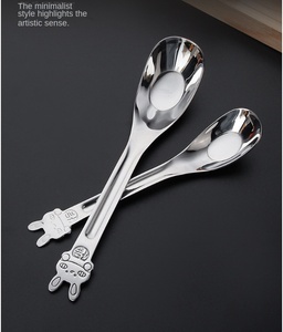 DFU190 Juego de Cubiertos Infantiles de Acero Inoxidable con Diseño de Dibujos Animados de Animales, Cuchara, Tenedor y Cuchillo - Product Image 4