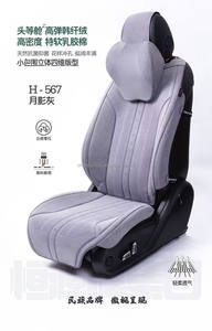 Fundas Universales para Asientos de <span class=keywords><strong>Coche</strong></span> de Algodón, Estilo Deportivo, Protectoras, con Diseño Transpirable de Láser, Tipo Frontal, Material de PU - Product Image 5