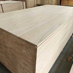 Planches de bois de <span class=keywords><strong>paulownia</strong></span> de couleur naturelle, solides, utilisées pour fabriquer des plateaux de table, des étagères à livres, des étagères de rangement et des armoires. - Product Image 2