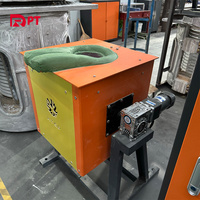 Four à induction en métal de fonte de 500Kg ligne banque four à induction industriel de fusion des métaux 3000W fonctionnement de la torche