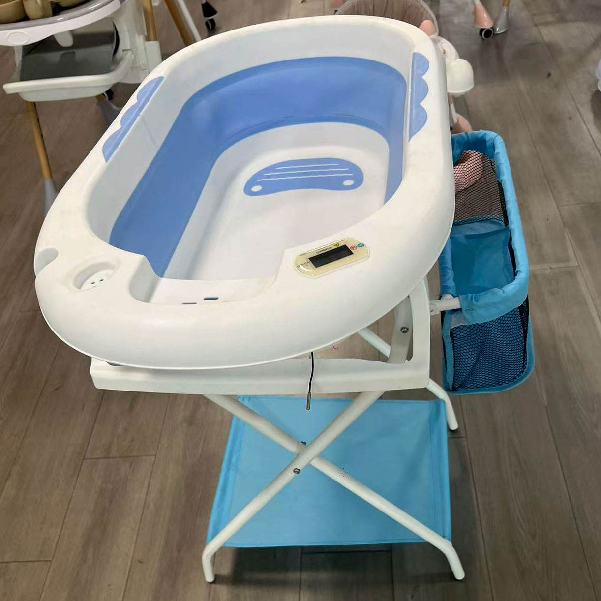 JYGW+soporte para baño de bebé azul