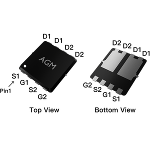 Độ bền cao agm308mbp pdfn3.3 * 3.3 sạc không dây MOSFET Transistor cho người tiêu dùng thiết bị điện tử cho kích thước và ứng dụng - Product Image 2