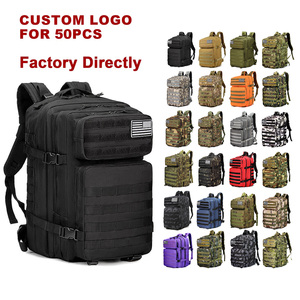 J.SH 600D Oxford Chất lượng cao của nam giới ba lô với Molle không thấm nước 45L phòng tập thể dục túi cho các hoạt động ngoài trời biểu tượng tùy chỉnh - Product Image 1