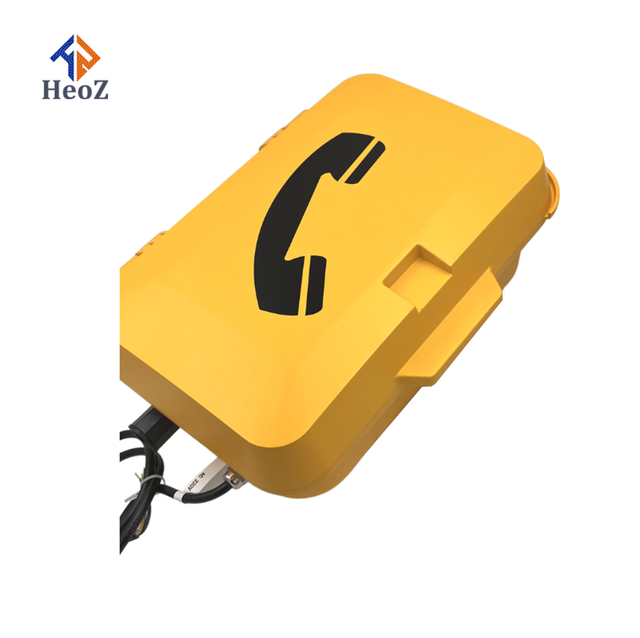 Manufactory Wall Emergency Phone with Weather Resistant Enclosure Industrial Telephone Rugged Oil And Gas Industry Phone