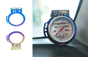 Universele Auto Meter 65Mm Mount Set Beugel Pod Enkele 2.5 "Neo Chroom Aluminium Gauge Houder Auto-Accessoires - Product Image 6