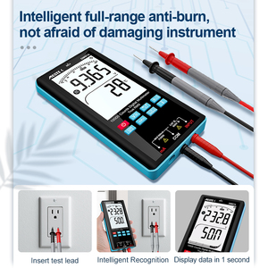 Multímetro digital 9999 T-<span class=keywords><strong>RMS</strong></span> 3,5 "Pantalla LCD a color DC AC Voltaje Capacitancia Ohm Diodo Multimetro NCV Hz Live Wire Tester - Product Image 5