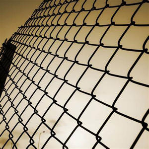 Petite chaîne pied Sqm lien pouces <span class=keywords><strong>Galva</strong></span> Pakistan poids 500 coudé 10 36 100ft Pvc enduit chaîne lien clôture noir - Product Image 2