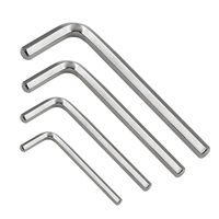 Ensemble porte-clés hexagonaux Allen de 1.5 à 10mm, outil en acier allié de qualité industrielle avec tournevis à pointe Torx, kit de clés, 8 pièces