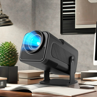 Mini projecteur intelligent Android HY320 avec lampe LED de 200 lumens ANSI, vidéo 4K 720P, portable, pour extérieur et home cinéma