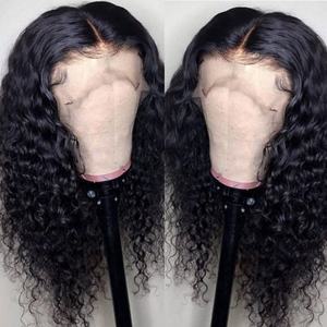 Raw Brazilian <b>Afro</b> Curly Virgin Human Hair Hd Full Lace Front <b>Wig</b> Cheap Transparent Lace Closure <b>Wig</b> for Black Women Vendor - Product Image 2