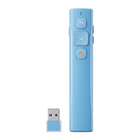 Présentateur sans fil avec pointeur laser rouge, stylo de retournement de page, contrôle du volume, présentation PPT, USB 2.4GHz, télécommande pour PowerPoint, souris